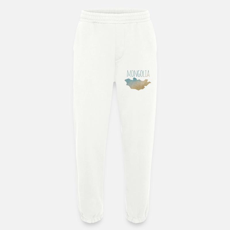 Mongolia - Heavyweight Jogginghose - made by SPREAD  - OFF WHITE