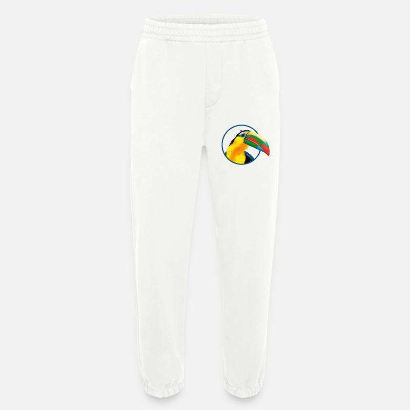 Tropischer Toucan Farbexplosion - Heavyweight Jogginghose - made by SPREAD  - OFF WHITE
