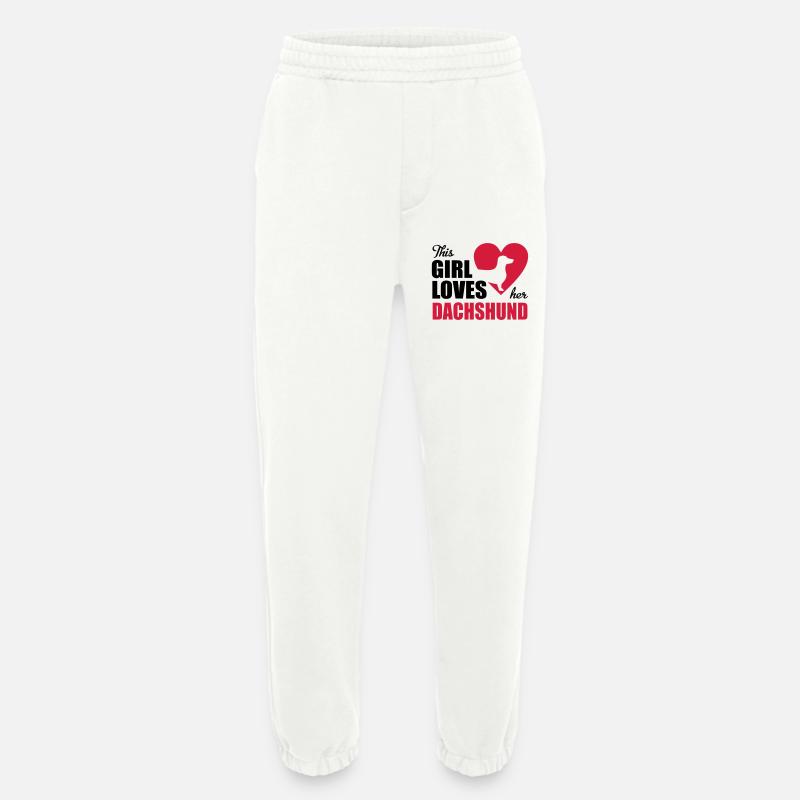 Dackel - Pantalon de jogging bio épais fabriqué en UE - OFF WHITE