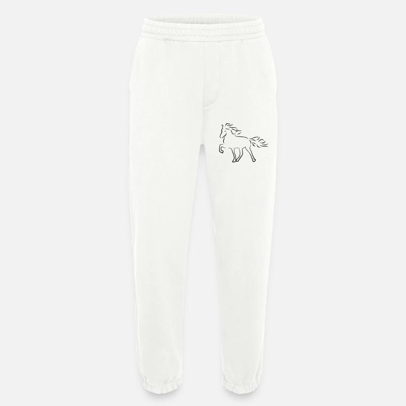 Islandpferd - Heavyweight Jogginghose - made by SPREAD  - OFF WHITE