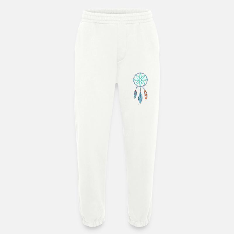 Boho Traumfänger Azurblüten schmuck - Heavyweight Jogginghose - made by SPREAD  - OFF WHITE