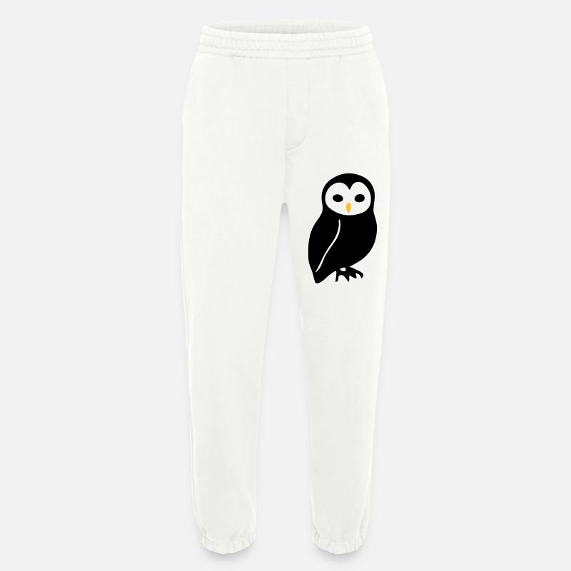 Eule - Heavyweight Jogginghose - made by SPREAD  - OFF WHITE