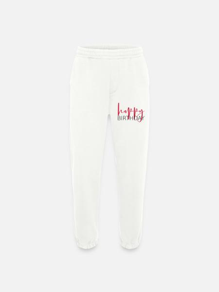 happy birthday congratulation gift idea - Heavyweight Jogging Pants - made by SPREAD  - OFF WHITE