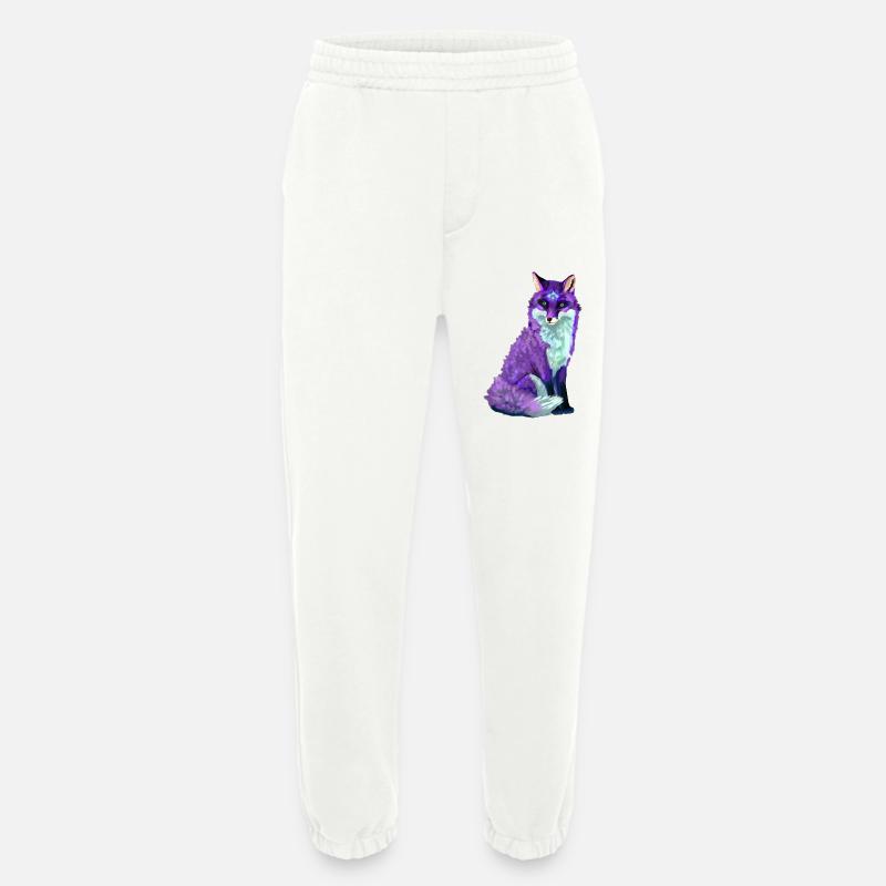 fox - Heavyweight Jogging Pants - made by SPREAD  - OFF WHITE