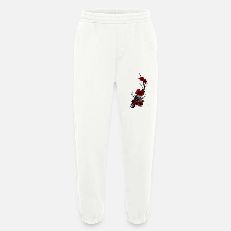 Eule - Heavyweight Jogginghose - made by SPREAD  - OFF WHITE