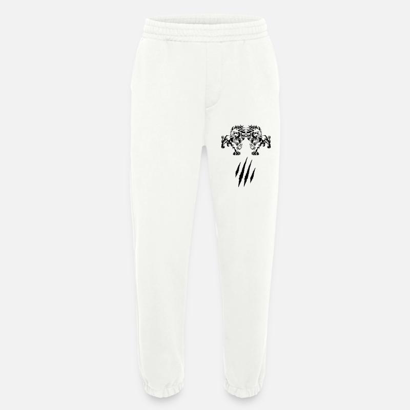 Löwe - Heavyweight Jogginghose - made by SPREAD  - OFF WHITE