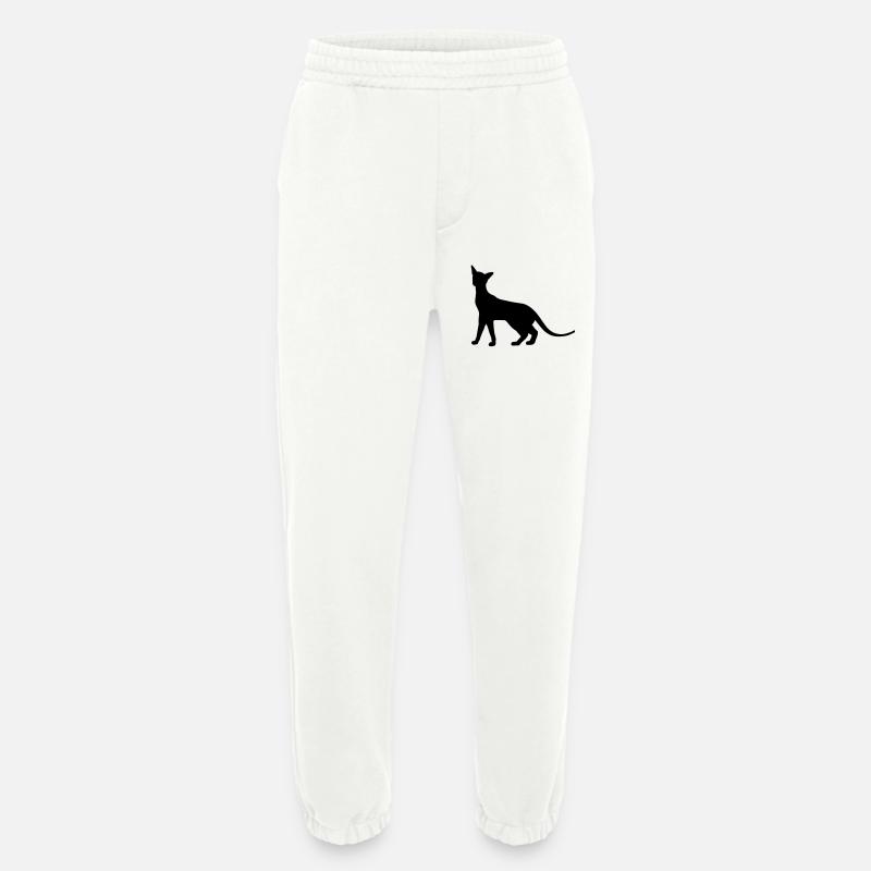 Siam Katze - Heavyweight Jogginghose - made by SPREAD  - OFF WHITE