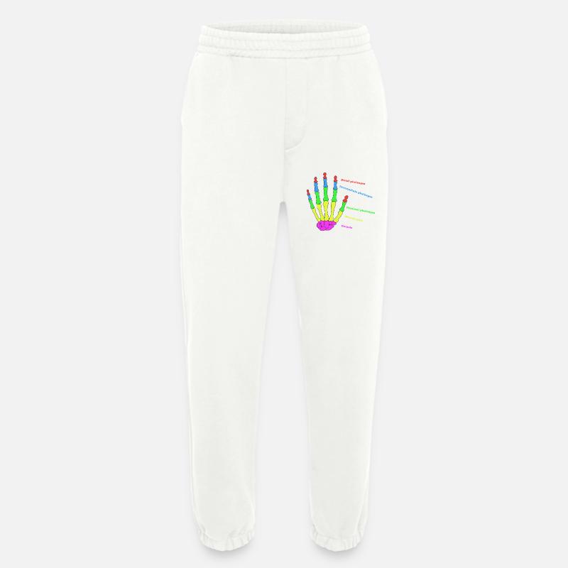 Hand Knochen Anatomie Mensch Evolution Physio - Heavyweight Jogginghose - made by SPREAD  - OFF WHITE