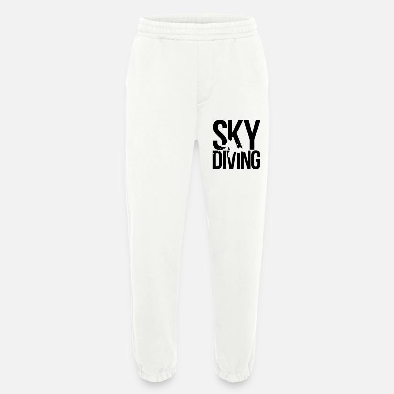 Fallschirmspringen skydiving - Heavyweight Jogginghose - made by SPREAD  - OFF WHITE