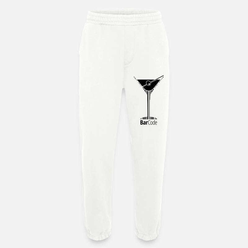 BarCode Martini - Heavyweight Jogginghose - made by SPREAD  - OFF WHITE