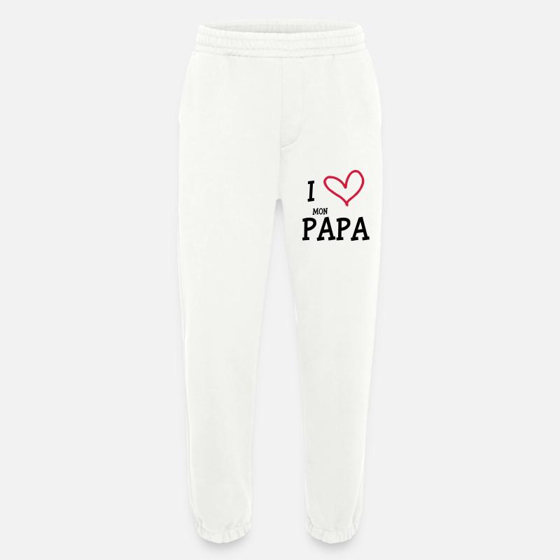 ich liebe meinen DAD - Heavyweight Jogginghose - made by SPREAD  - OFF WHITE