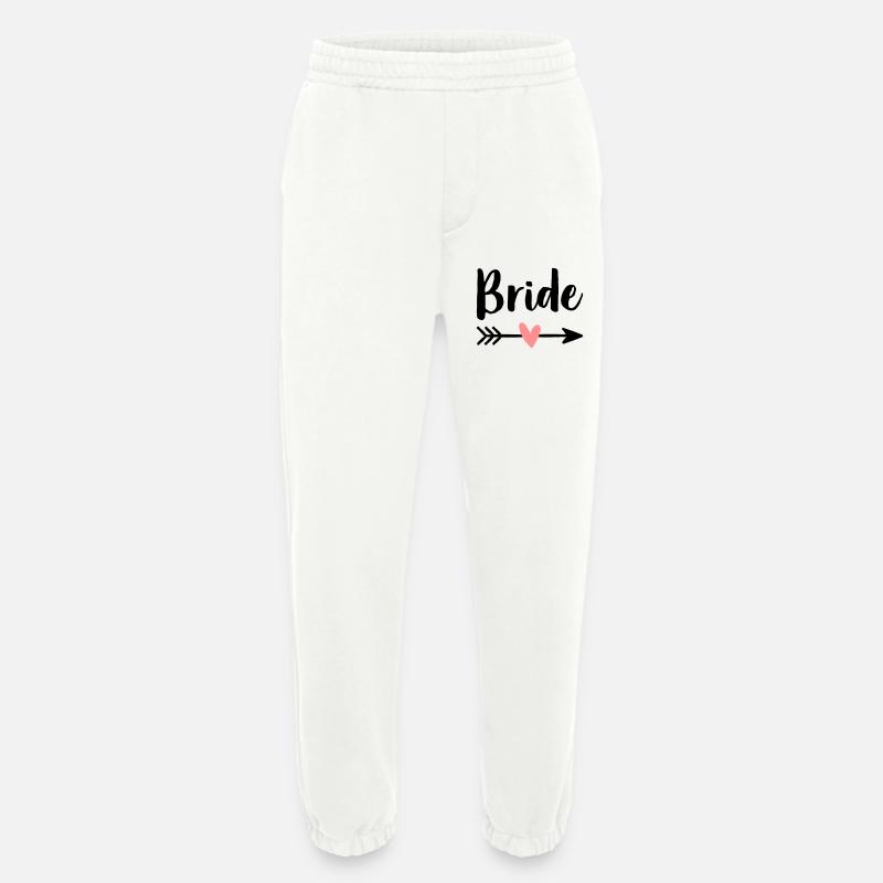 Bride Amor Pfeil Junggesellenabschied Geschenk - Heavyweight Jogginghose - made by SPREAD  - OFF WHITE