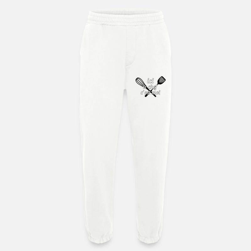 Ici le Chef, c'est moi ! - Heavyweight Jogginghose - made by SPREAD  - OFF WHITE