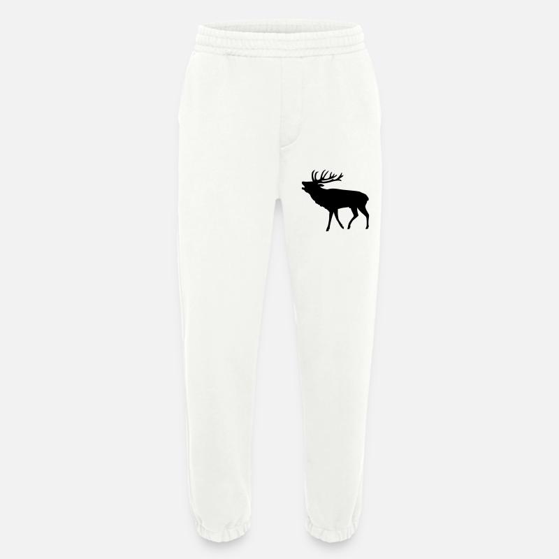 hirsch jäger jagd - Heavyweight Jogginghose - made by SPREAD  - OFF WHITE