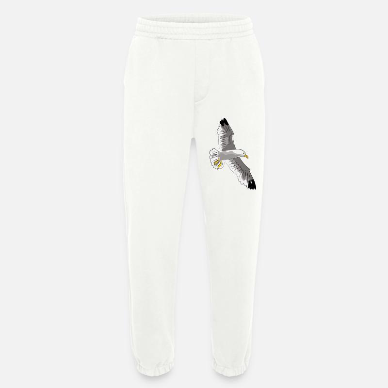 fliegende möwe vogel urlaub - Heavyweight Jogginghose - made by SPREAD  - OFF WHITE