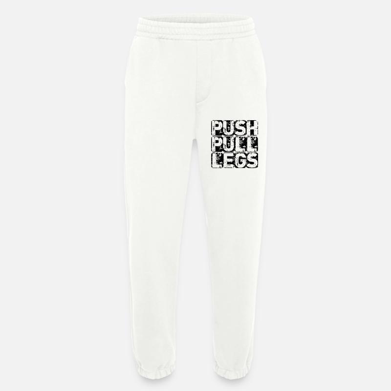 PUSH PULL LEG - Heavyweight Jogginghose - made by SPREAD  - OFF WHITE