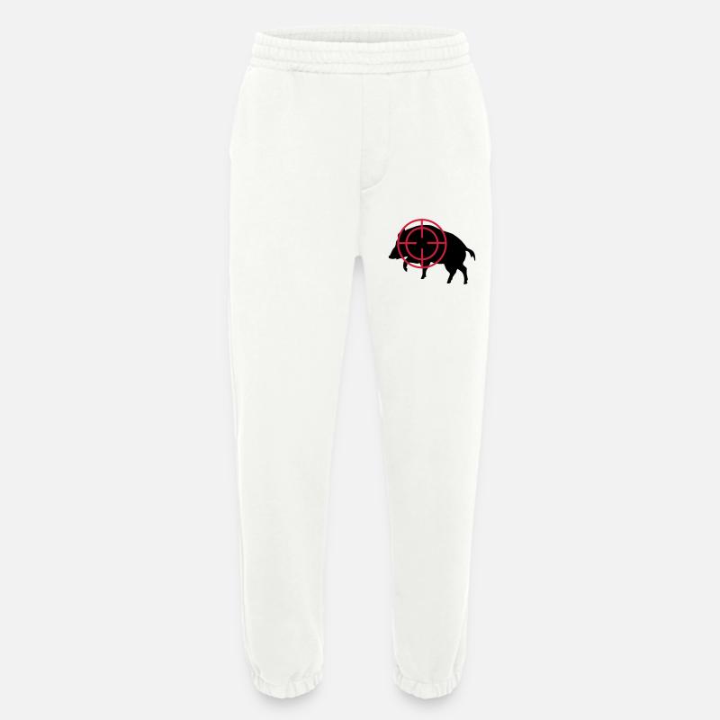 boar - Heavyweight Jogging Pants - made by SPREAD  - OFF WHITE