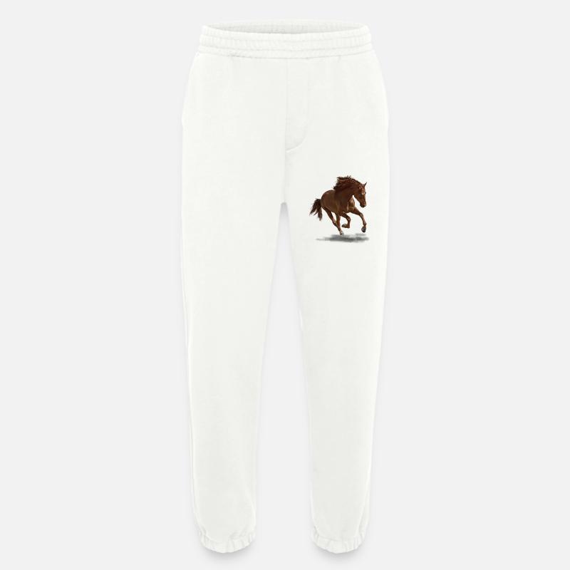Pferd - Heavyweight Jogginghose - made by SPREAD  - OFF WHITE