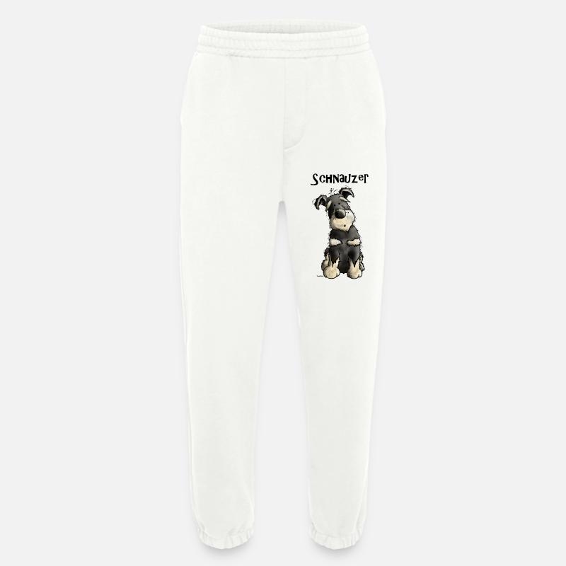 Witziger Schnauzer - Heavyweight Jogginghose - made by SPREAD  - OFF WHITE