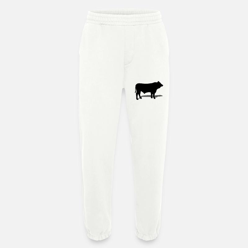 bull - Heavyweight Jogging Pants - made by SPREAD  - OFF WHITE