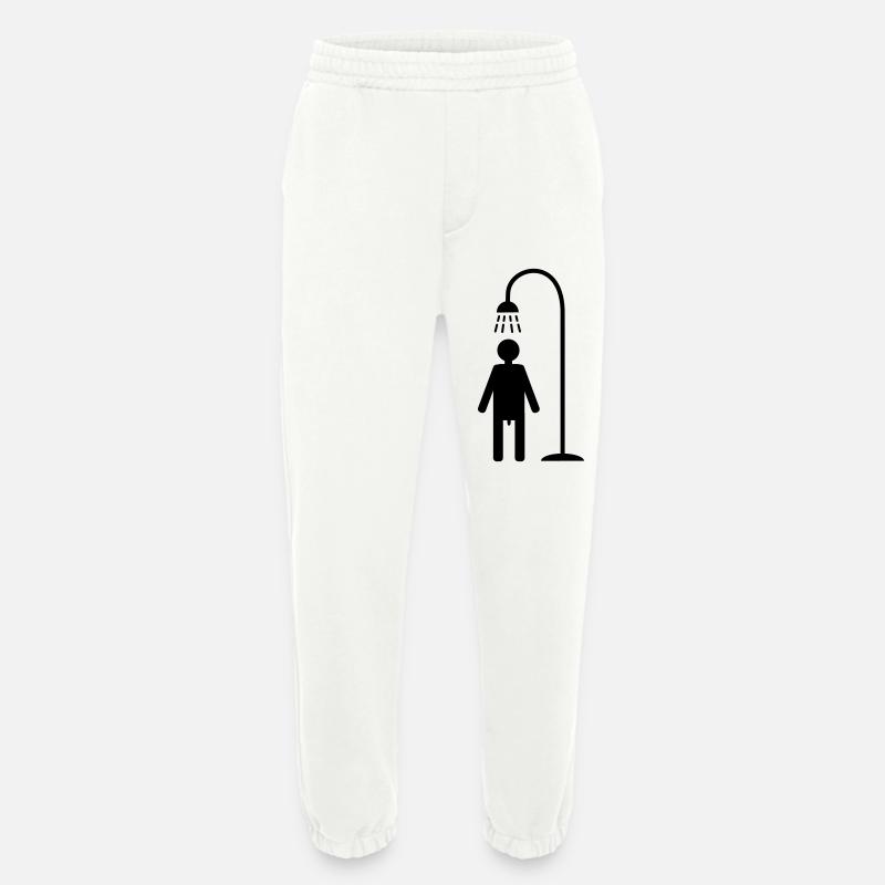 duschen hygiene lebensstil - Heavyweight Jogginghose - made by SPREAD  - OFF WHITE