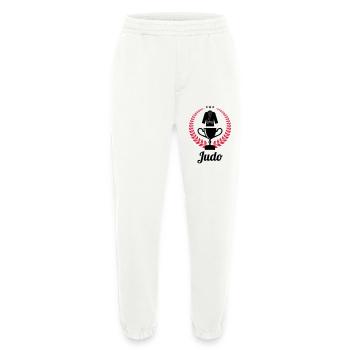 Judo / Judoka / Sport / Fight / Fighter / Strong - Heavyweight Jogging Pants - made by SPREAD  - OFF WHITE - Front