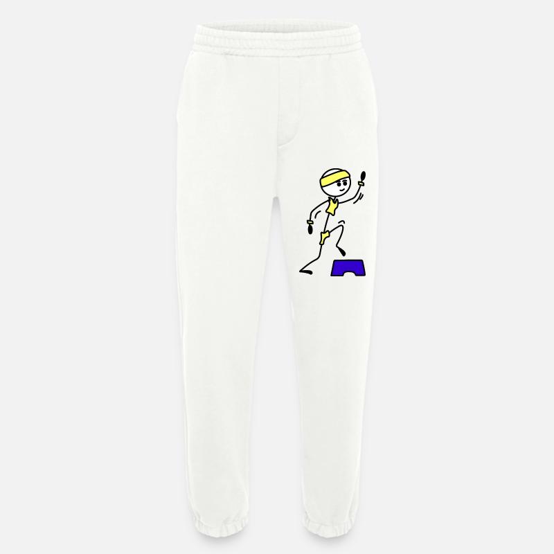 Schritte oder Aerobic Mädchen Trainingsübung - Heavyweight Jogginghose - made by SPREAD  - OFF WHITE