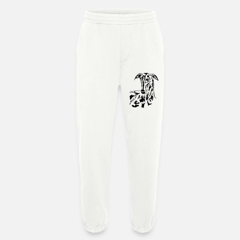 Galgo Kopf - Heavyweight Jogginghose - made by SPREAD  - OFF WHITE
