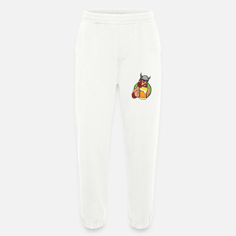 Wikinger Bier - Heavyweight Jogginghose - made by SPREAD  - OFF WHITE