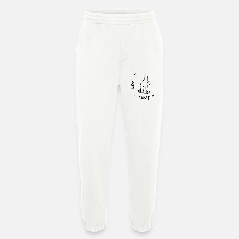 Ente oder Hase - Heavyweight Jogginghose - made by SPREAD  - OFF WHITE