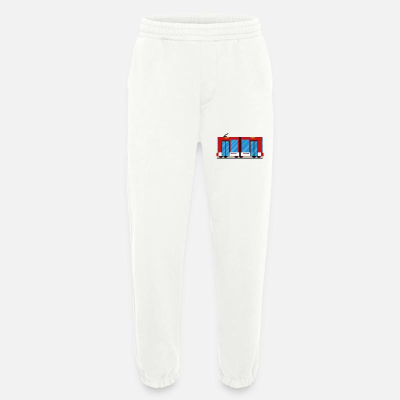 Tram Straßenbahn Zug - Heavyweight Jogginghose - made by SPREAD - OFF WHITE