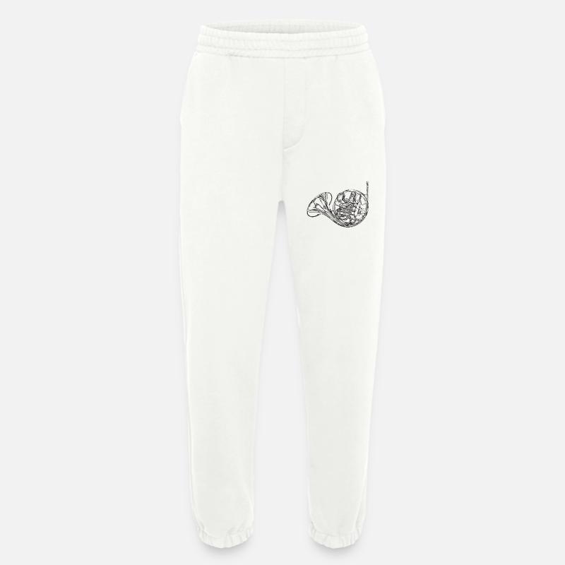 horn - Heavyweight Jogging Pants - made by SPREAD  - OFF WHITE