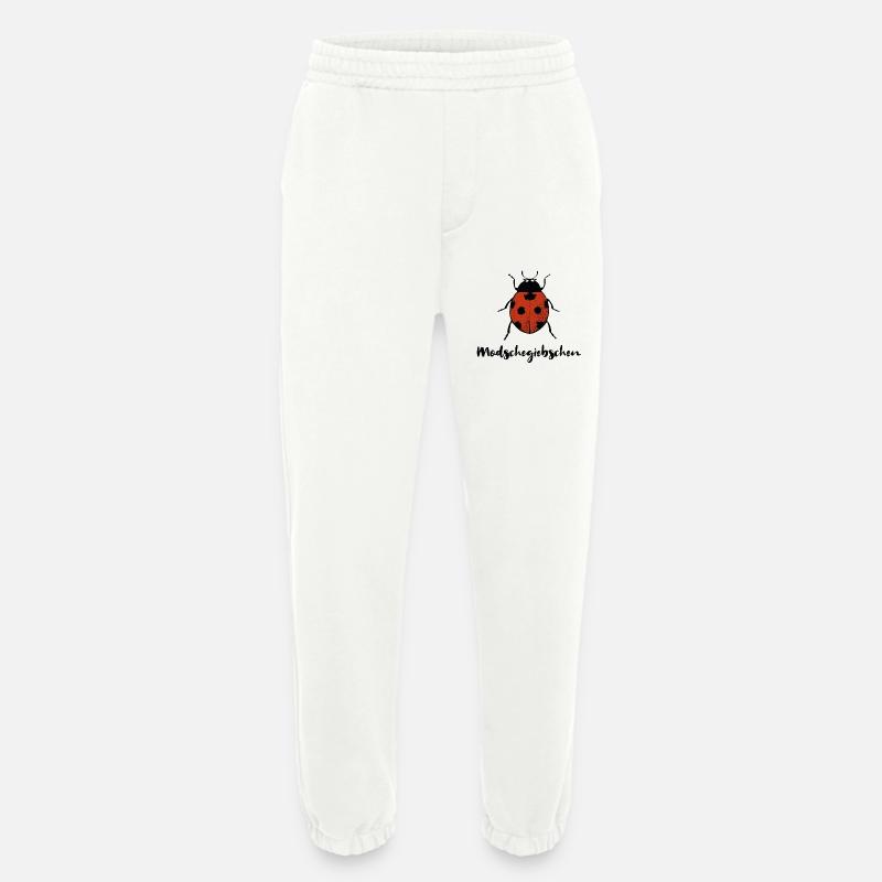 Modschegiebchen Marienkäfer Sächsisch Geschenk - Heavyweight Jogginghose - made by SPREAD  - OFF WHITE
