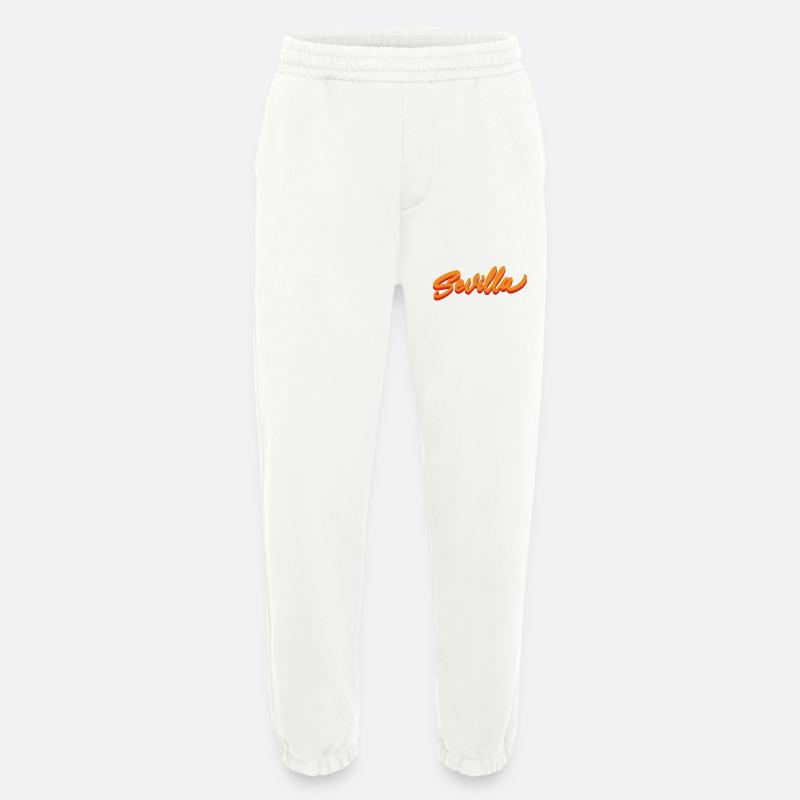 Sevilla Gradient Script Logo - Heavyweight Jogginghose - made by SPREAD  - OFF WHITE