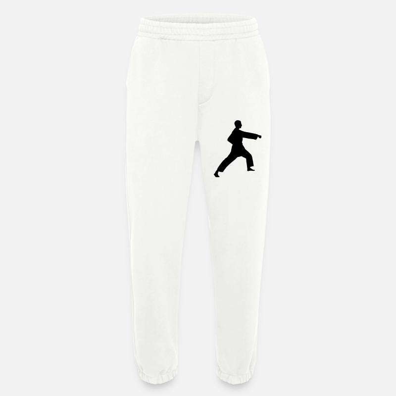 Punsch Karate oder Teakwondo Punsch - Heavyweight Jogginghose - made by SPREAD  - OFF WHITE