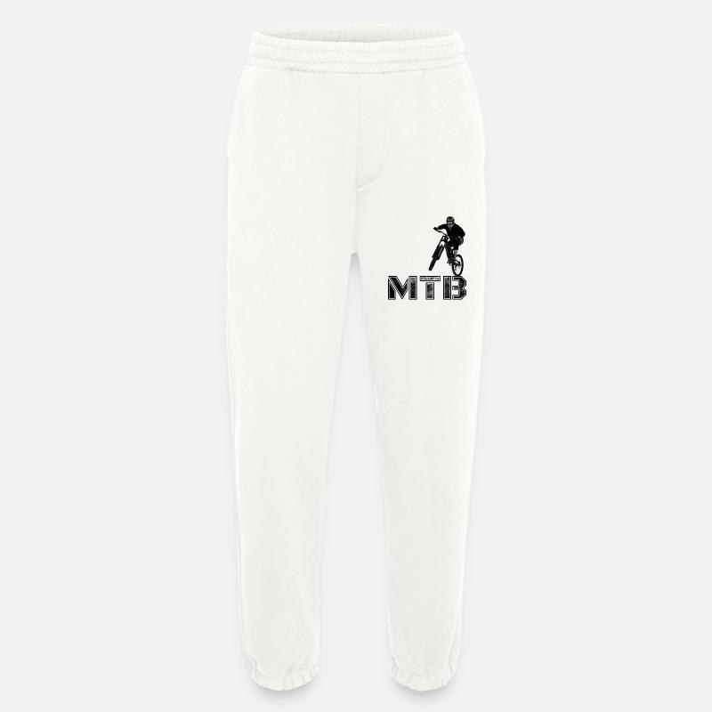 MTB Mountainbiking Geschenk - Heavyweight Jogginghose - made by SPREAD - OFF WHITE
