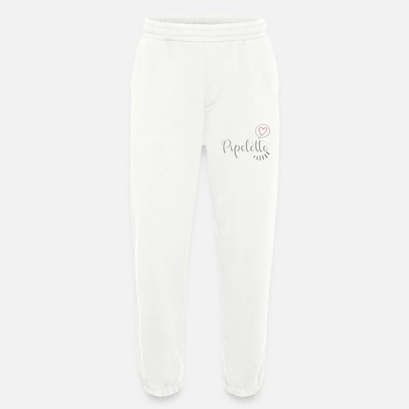 Schickes Herzpipelette - Heavyweight Jogginghose - made by SPREAD  - OFF WHITE