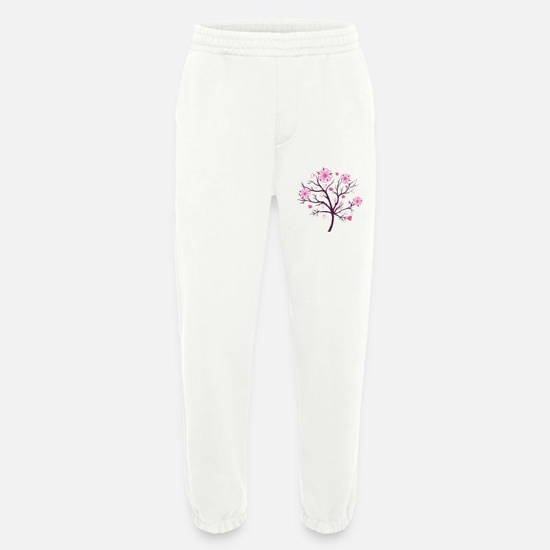 Kirschblüten Blüten Sakura Frühling - Heavyweight Jogginghose - made by SPREAD  - OFF WHITE