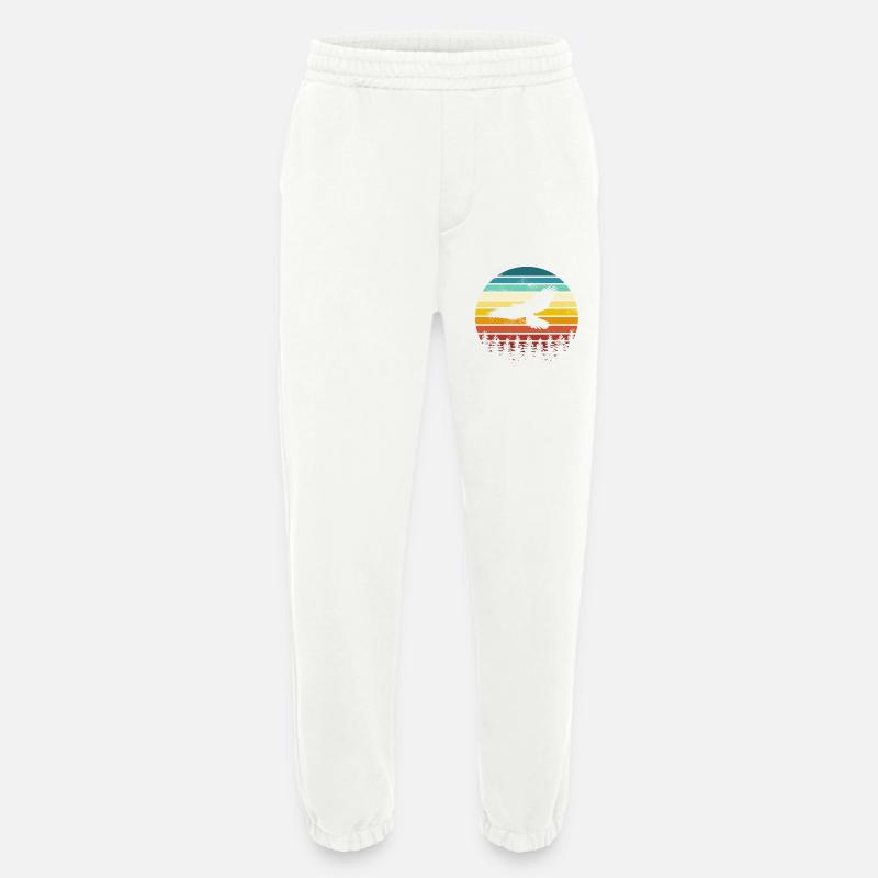 Bird Eagle - Heavyweight Jogging Pants - made by SPREAD  - OFF WHITE
