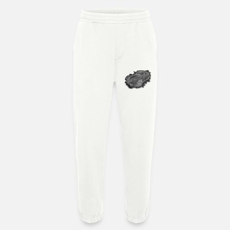 Oldtimer - Zeichnung - Heavyweight Jogginghose - made by SPREAD  - OFF WHITE
