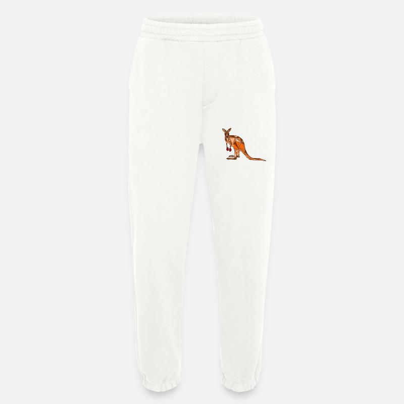 Kangaroo blanko - Heavyweight Jogging Pants - made by SPREAD  - OFF WHITE