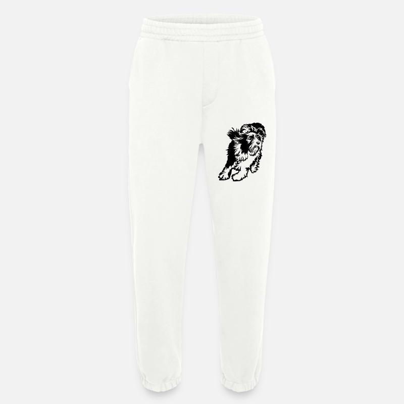 Bearded Collie - Heavyweight Jogginghose - made by SPREAD  - OFF WHITE