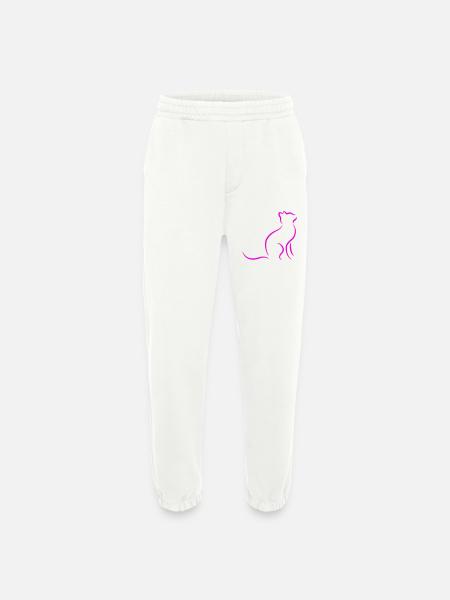 Katze - Heavyweight Jogginghose - made by SPREAD - OFF WHITE