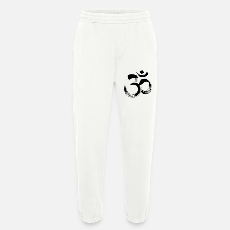 Yoga OM Sanskrit - Heavyweight Jogginghose - made by SPREAD  - OFF WHITE