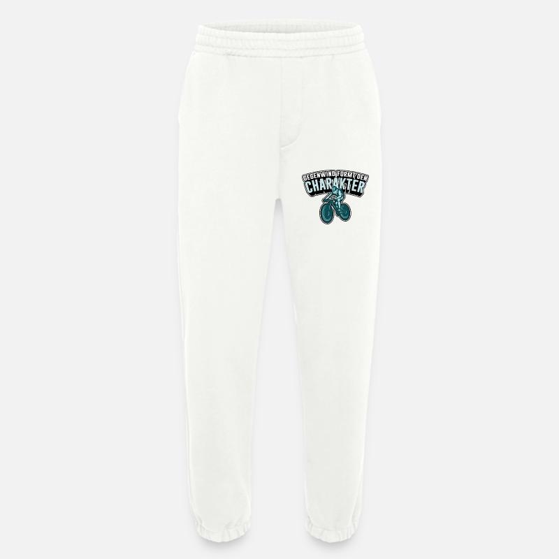 Gegenwind formt den Charakter - Heavyweight Jogginghose - made by SPREAD  - OFF WHITE