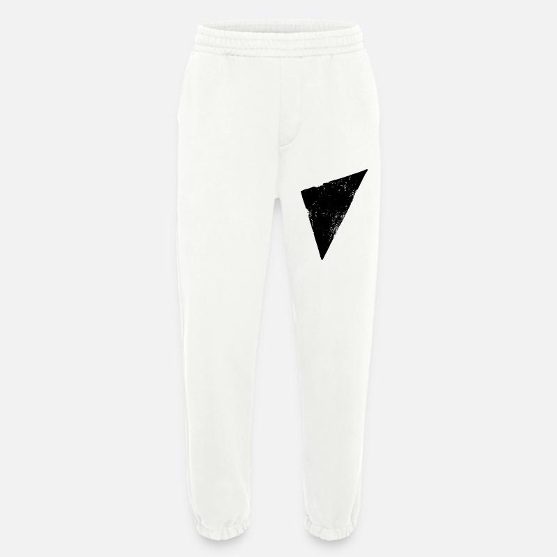 Triangle | Polygon | Triangle - Heavyweight Jogging Pants - made by SPREAD  - OFF WHITE