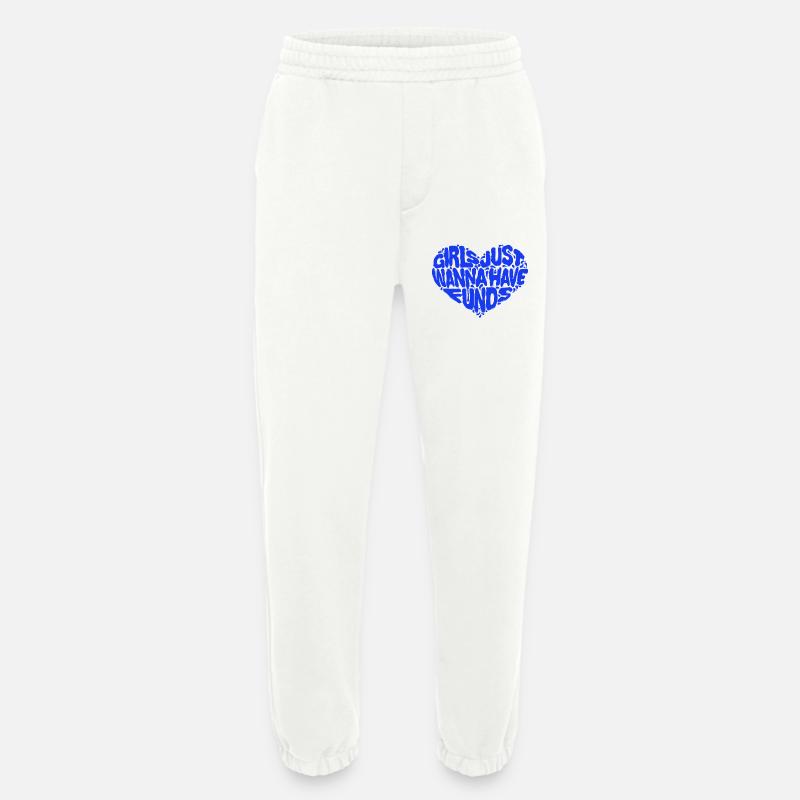 Spruch Humorvoll Herz Statement Sprüche - Heavyweight Jogginghose - made by SPREAD  - OFF WHITE