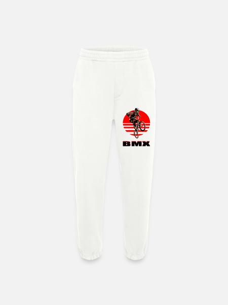 BMX Bike - Heavyweight Jogging Pants - made by SPREAD - OFF WHITE