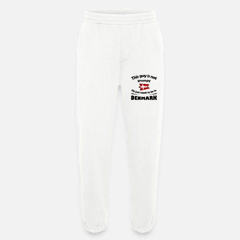 Denmark - Heavyweight Jogging Pants - made by SPREAD  - OFF WHITE