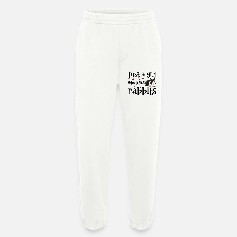 Rabbit Rabbit - Heavyweight Jogging Pants - made by SPREAD  - OFF WHITE
